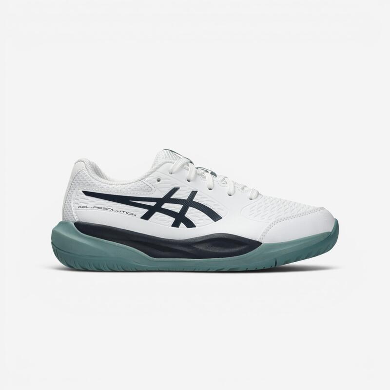 Încălțăminte de tenis Multicourt - Asics Gel Resolution X Alb-Verde Copii