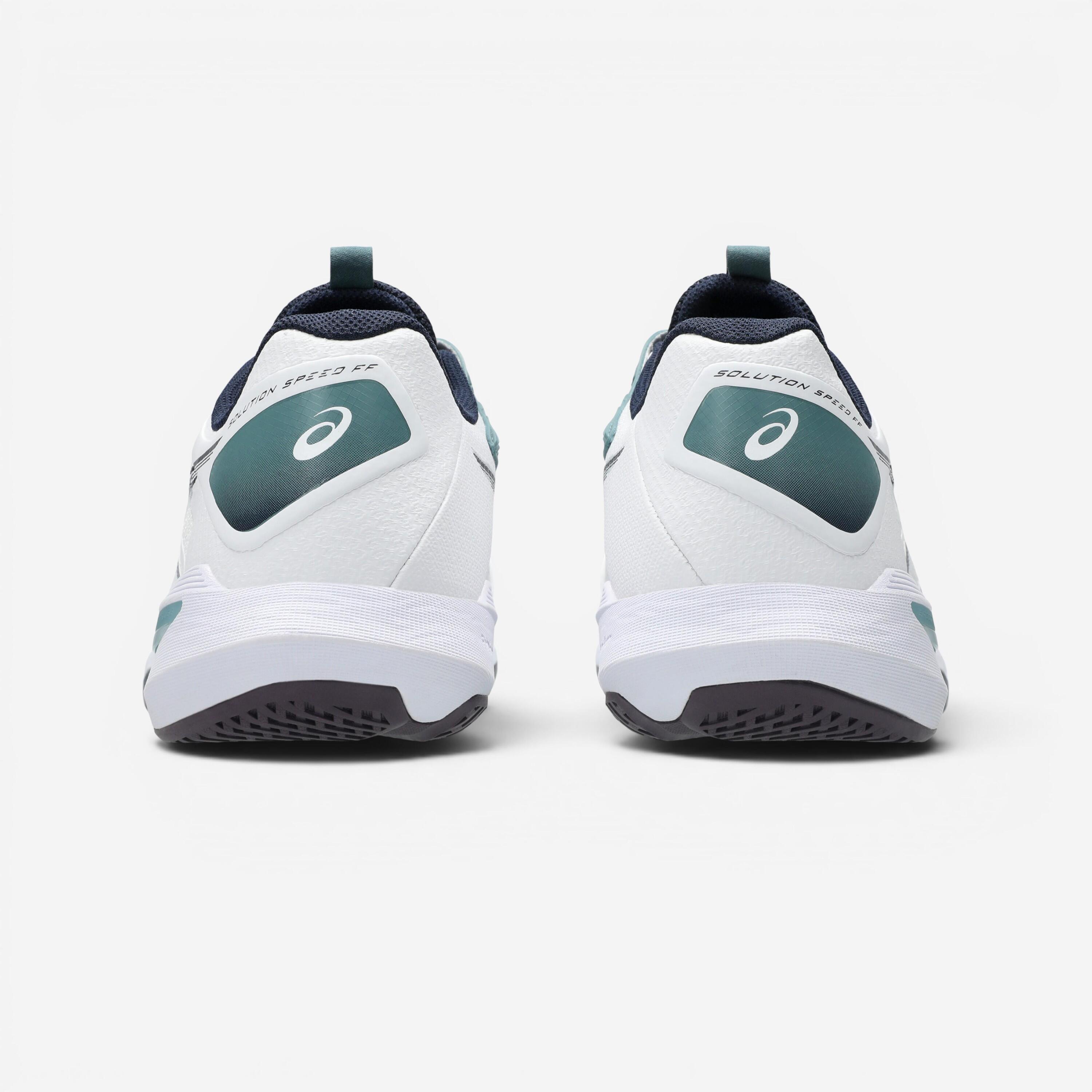 Zapatillas de tenis multipista hombre, Solution Speed FF 4 blanco verde 5/5
