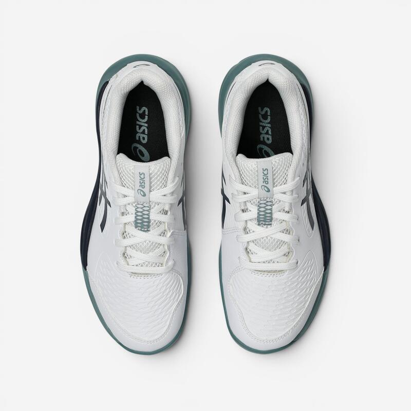 Încălțăminte de tenis Multicourt - Asics Gel Resolution X Alb-Verde Copii
