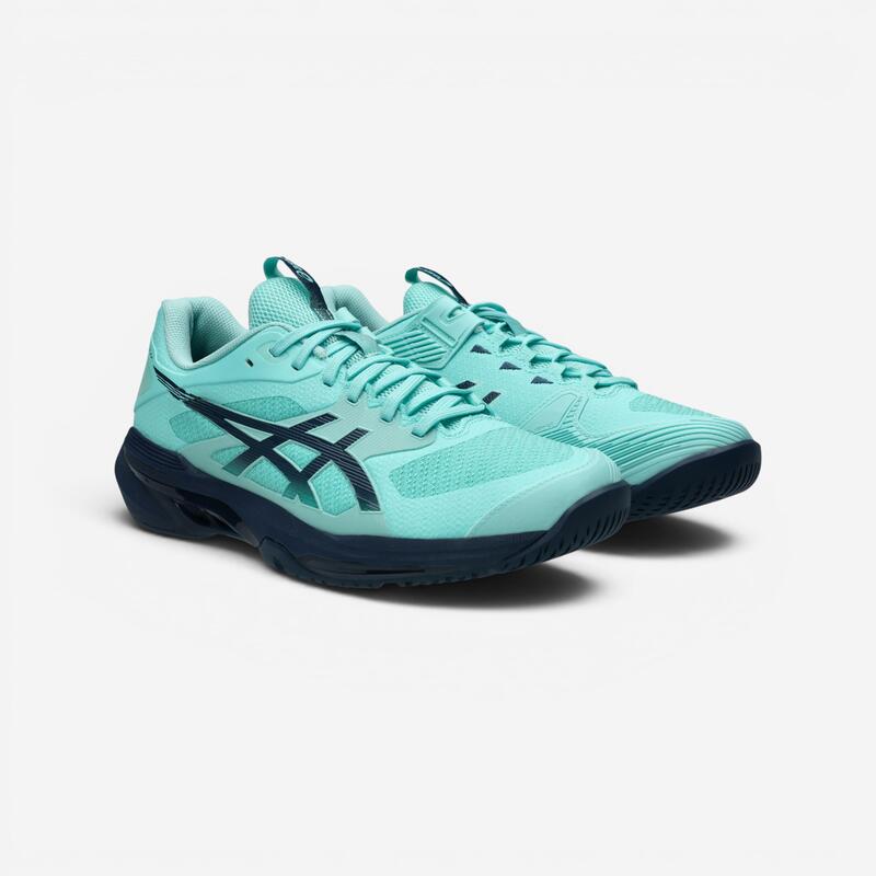 Încălțăminte de tenis pentru orice suprafață, Solution Speed FF 4 Verde Albastru