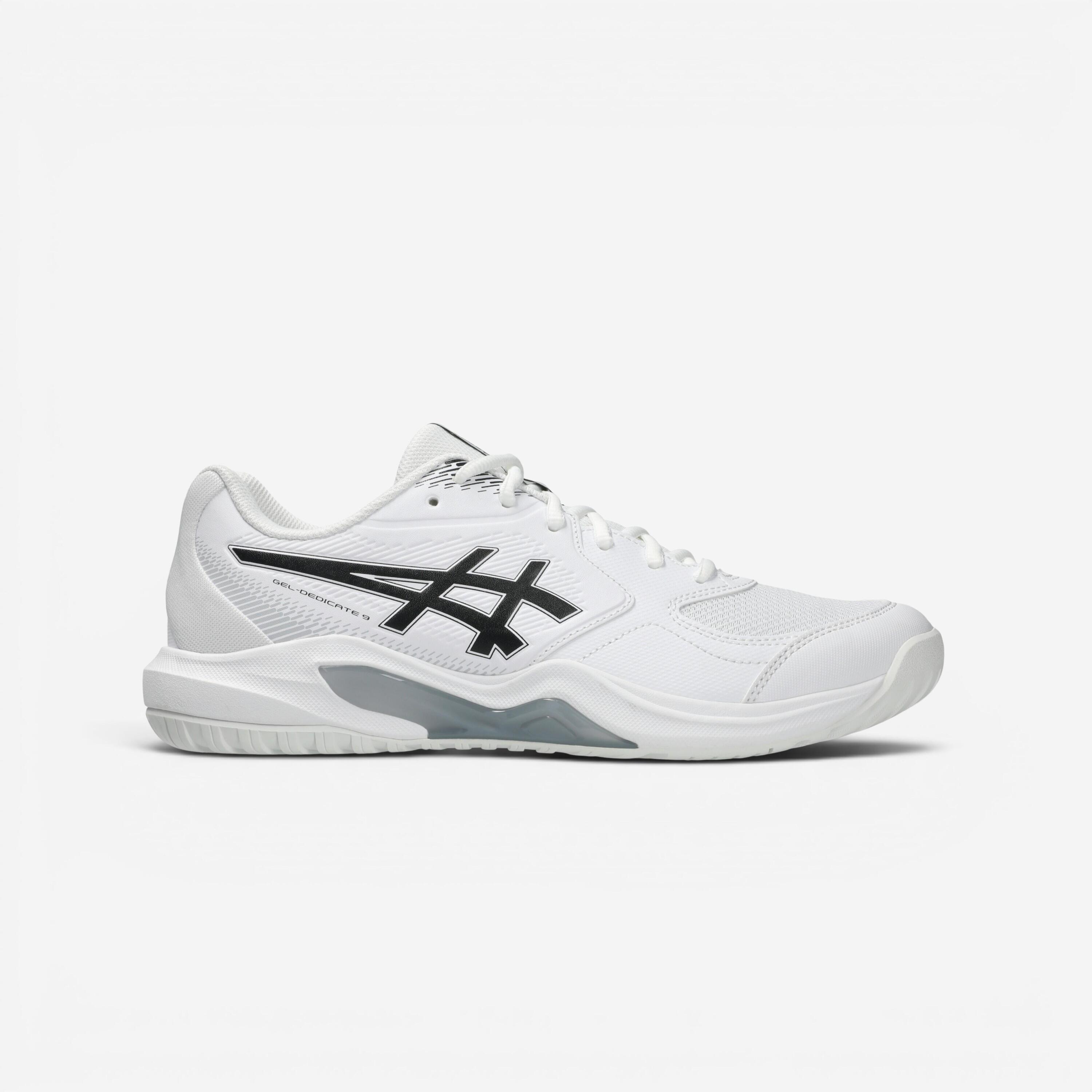 Chaussures de tennis multicourt homme, Asics Gel Dedicate 9 blanc 8/8