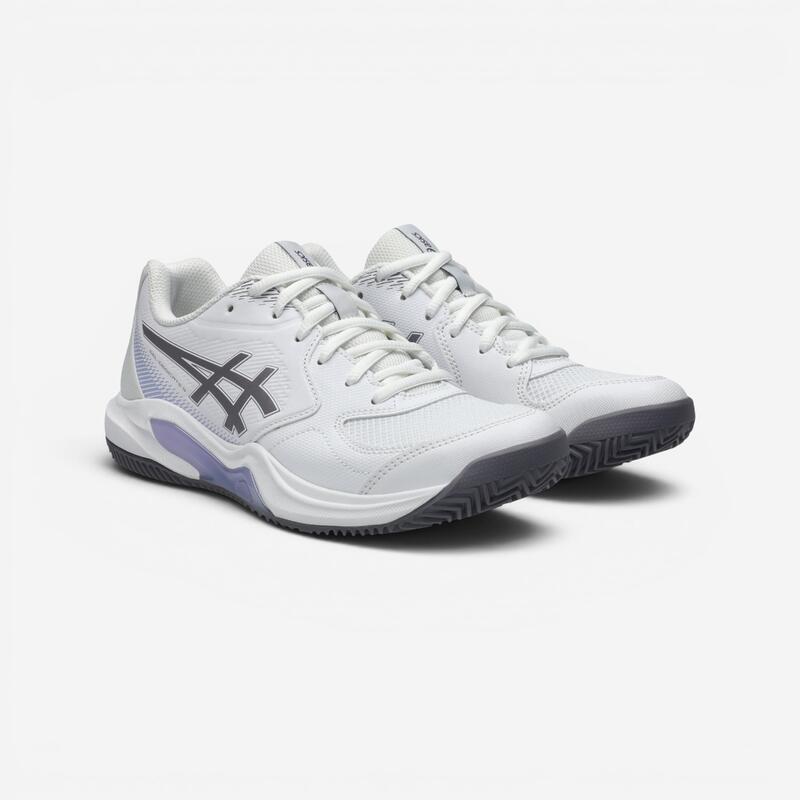 Încălțăminte de tenis pe zgură Asics Gel Dedicate 9 Alb, Damă