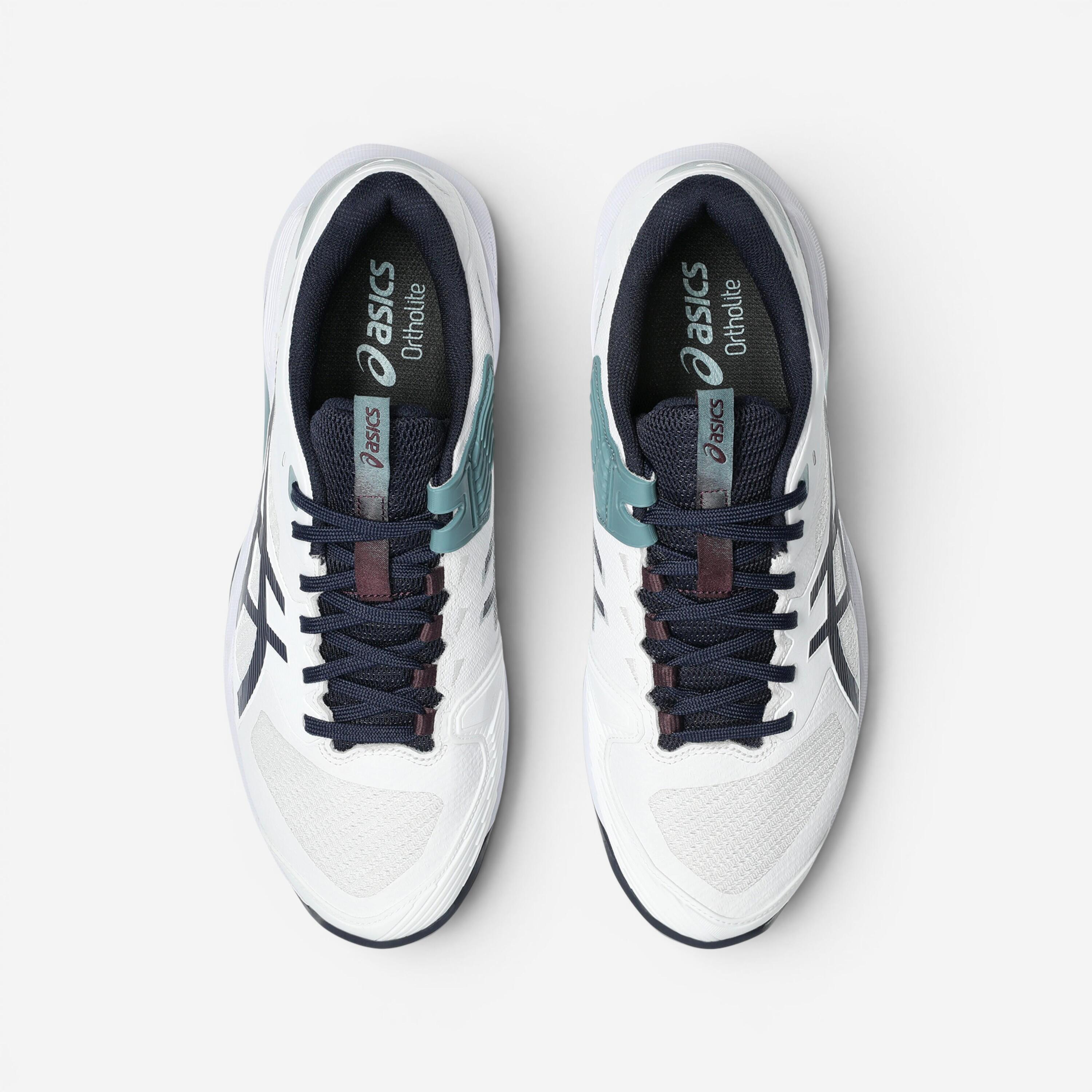 Zapatillas de tenis multipista hombre, Solution Speed FF 4 blanco verde 4/5