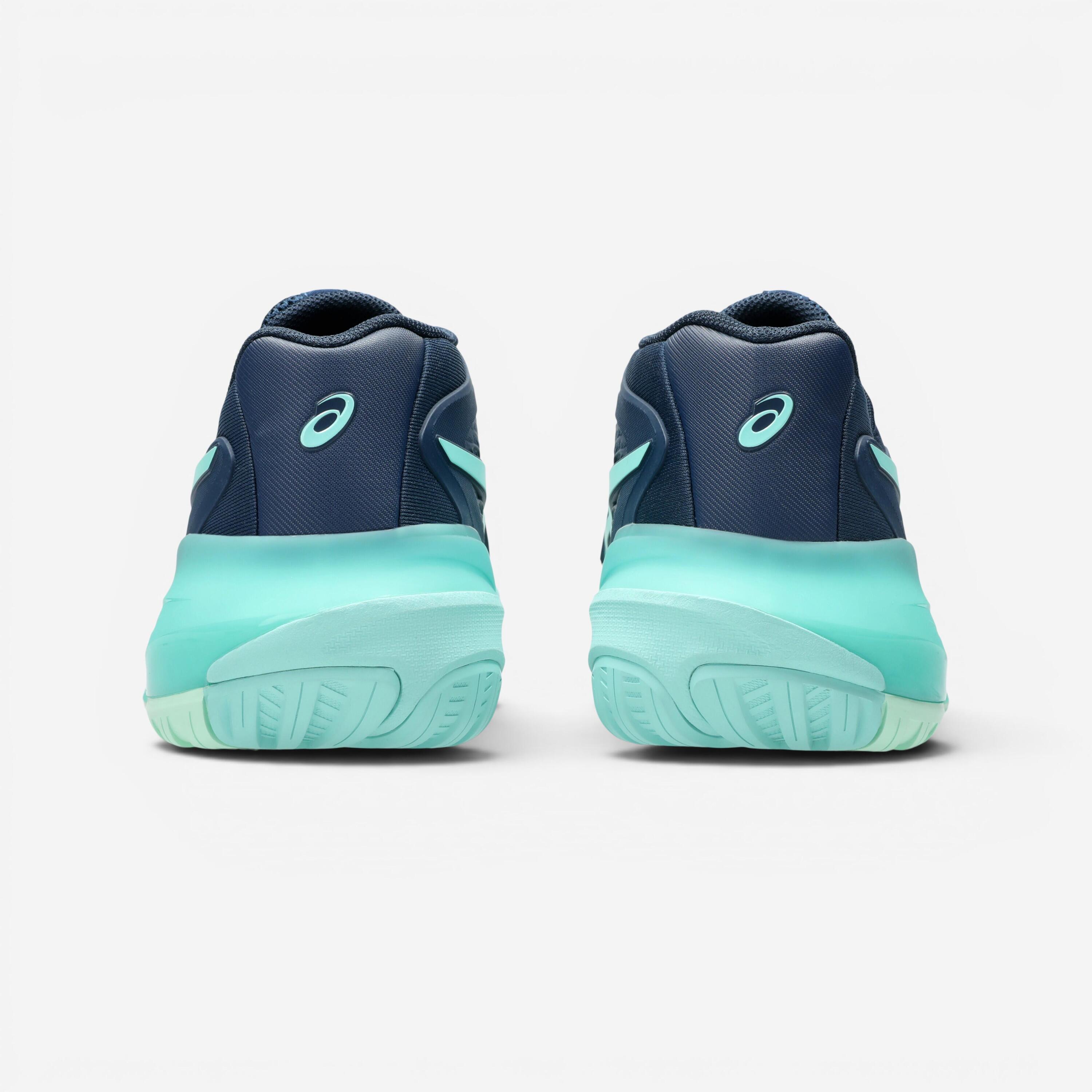 Chaussures de tennis multicourt homme, Gel Resolution X bleu turquoise 4/8