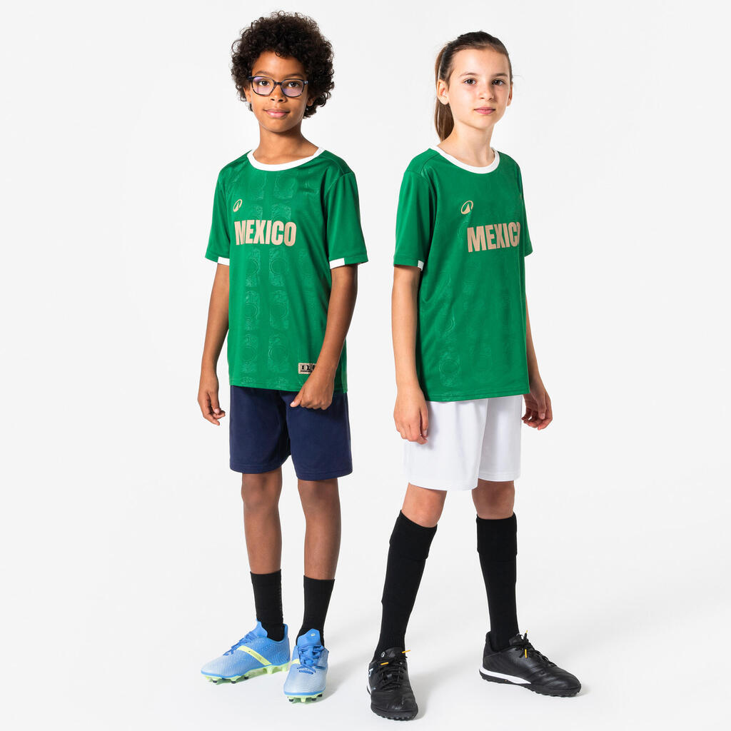 Playera de futbol de aficionado de México para niño