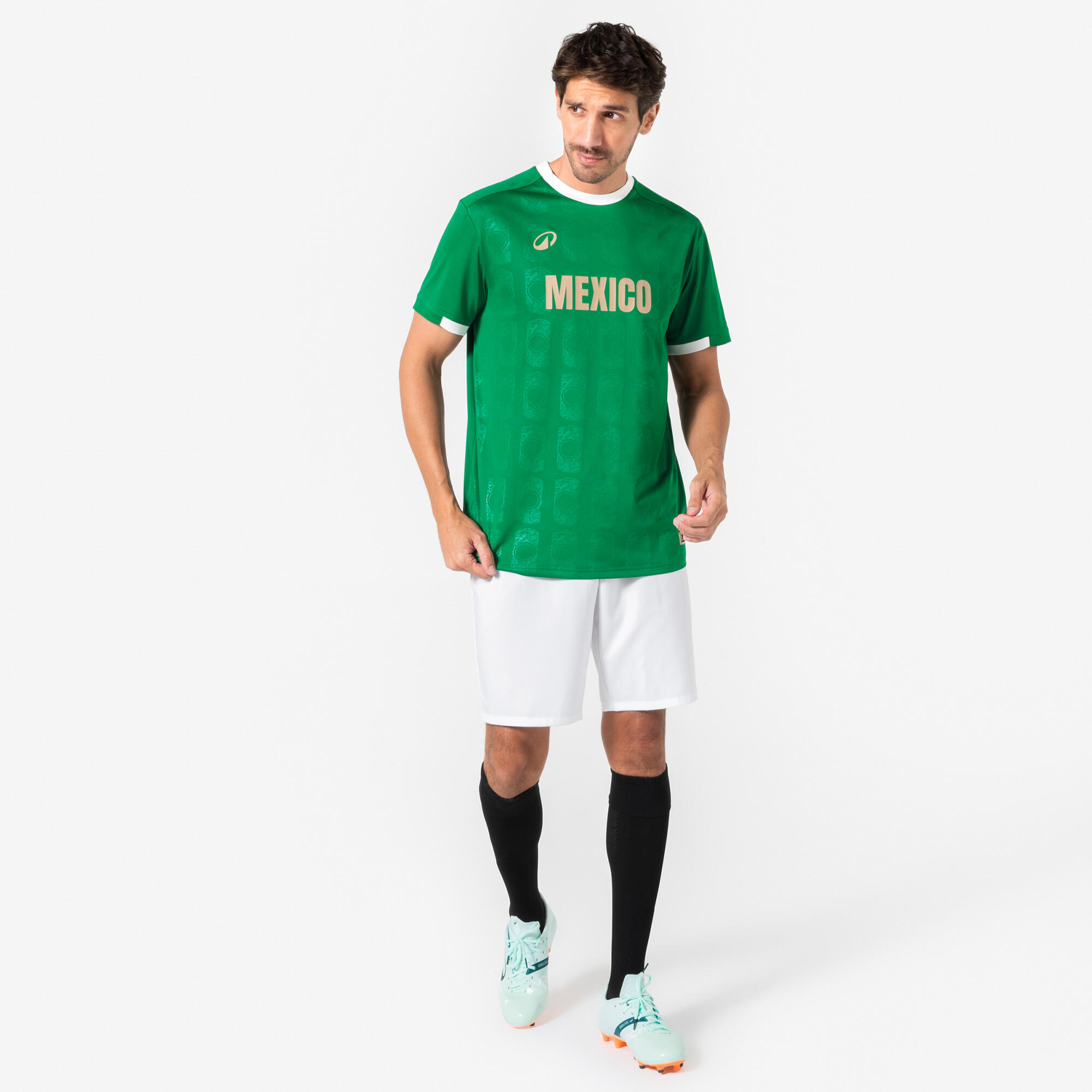 Playera de fútbol de aficionado de México para adulto 4/7