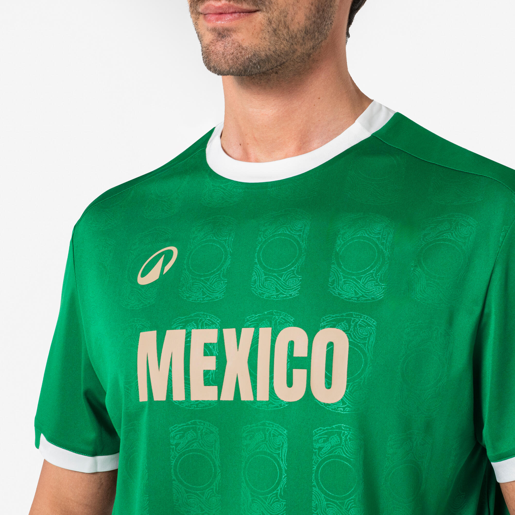 Playera de fútbol de aficionado de México para adulto 3/7
