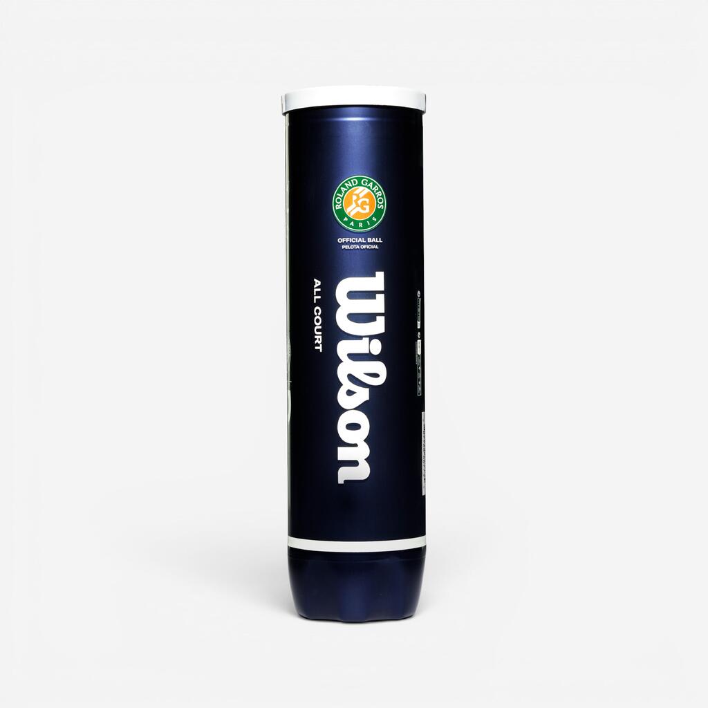 Speed Tennis Balls Roland Garros All Court 4-Pack - Yellow