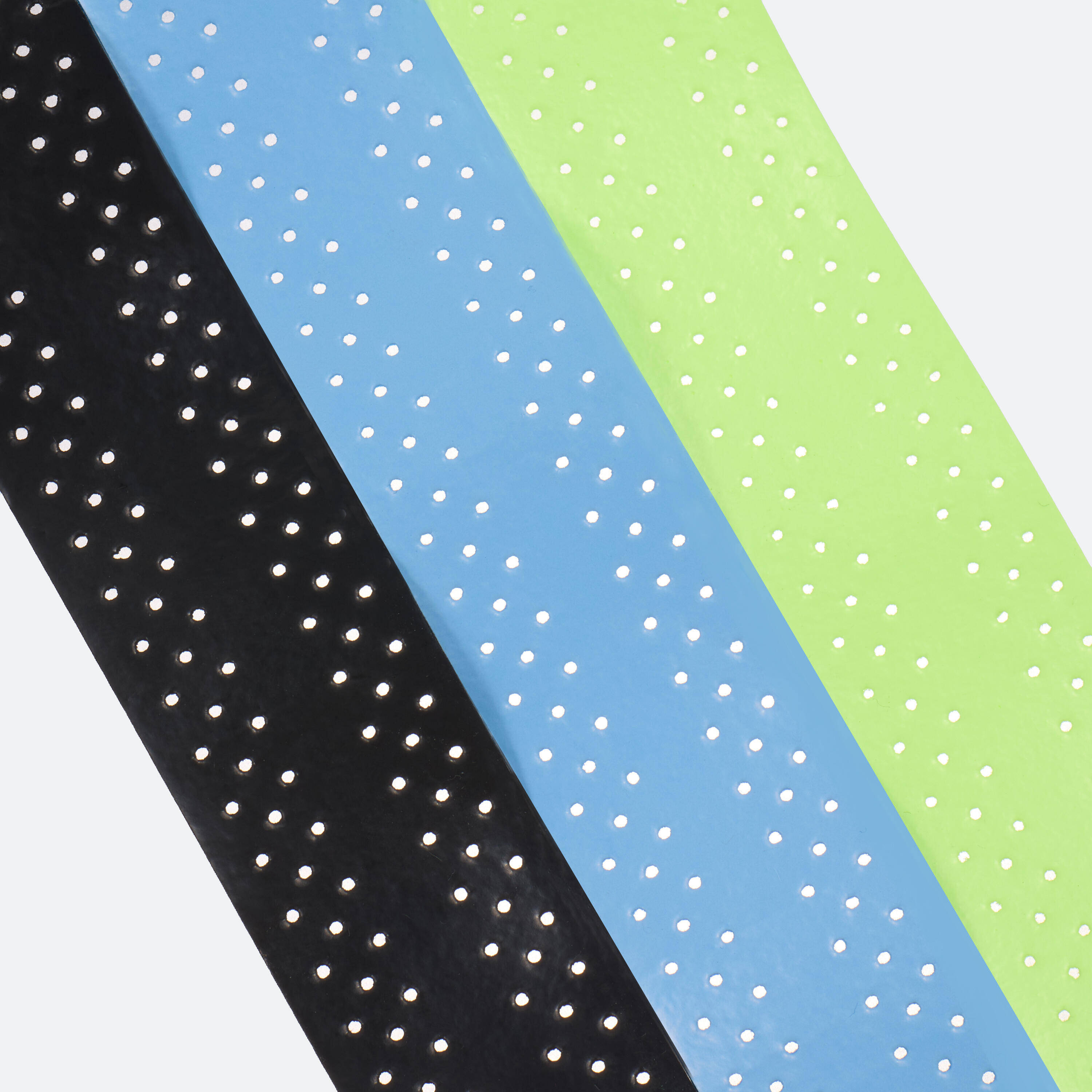 BADMINTON QUICKDRY OVERGRIP X 3 BLACK  BLUE GREEN -  5