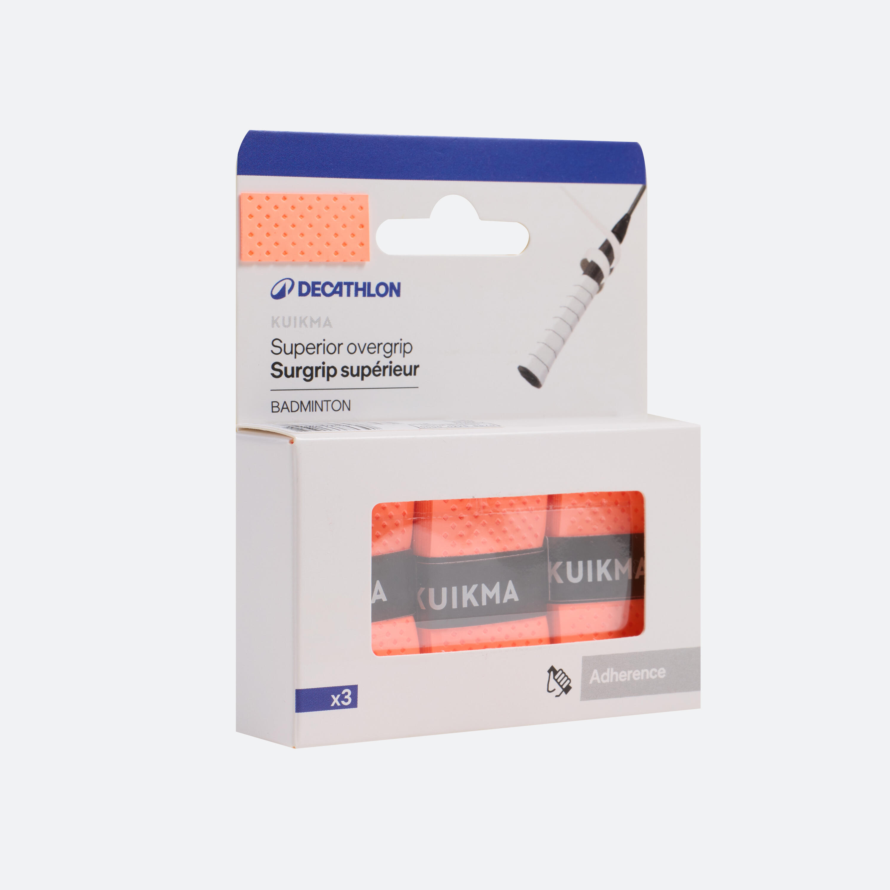 Surgrip de Badminton Supérieur X 3 - Orange 3/10