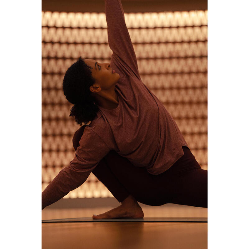 Bluză de yoga, mov, damă