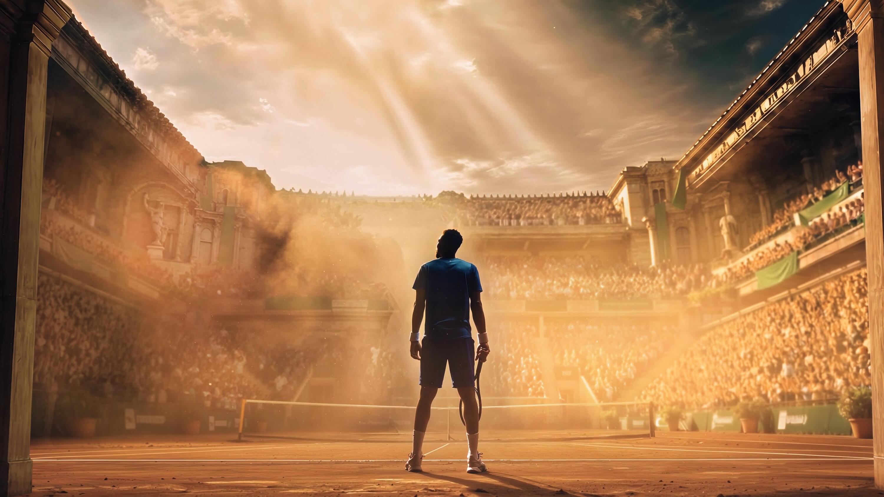 Short de tennis respirant édition limitée Gael Monfils homme, Dry+ bleu 7/10