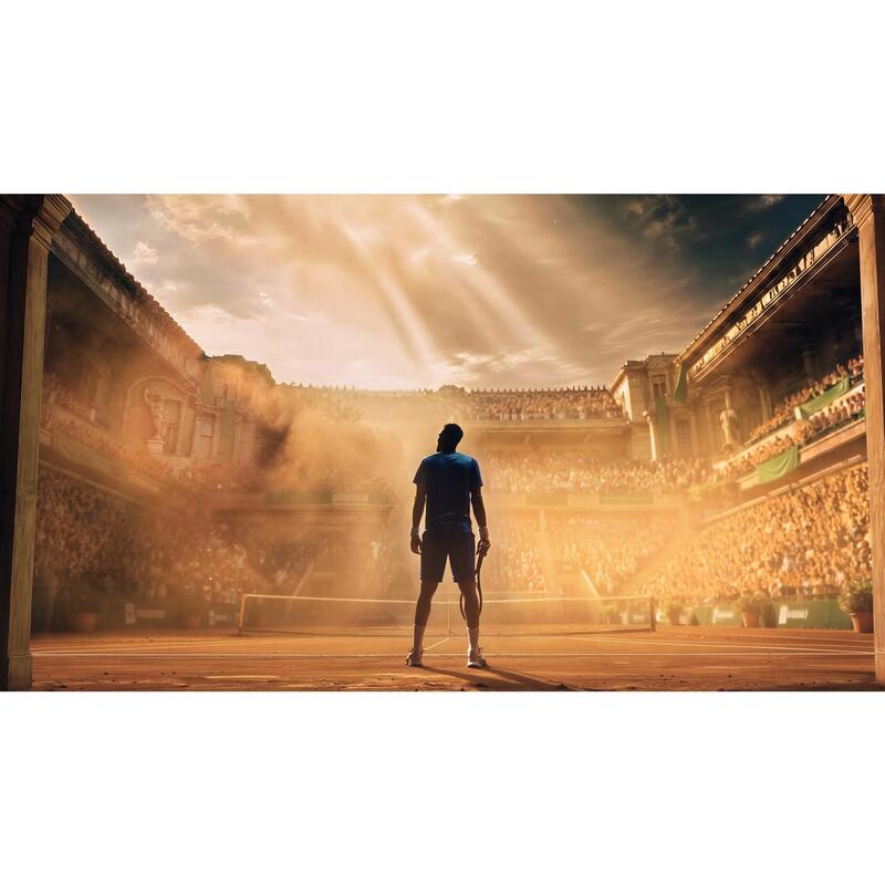 Tricou de tenis respirabil, ediție limitată, Gael Monfils, Dry albastru, bărbați