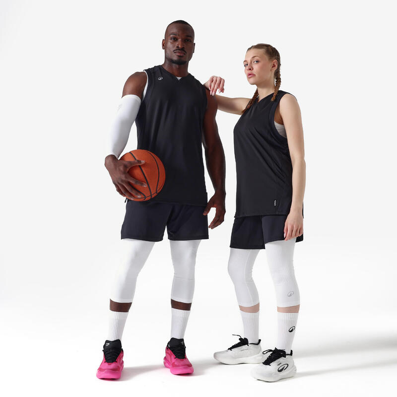Erkek Kolsuz Basketbol İçliği - Beyaz - Tank 500 - NBA