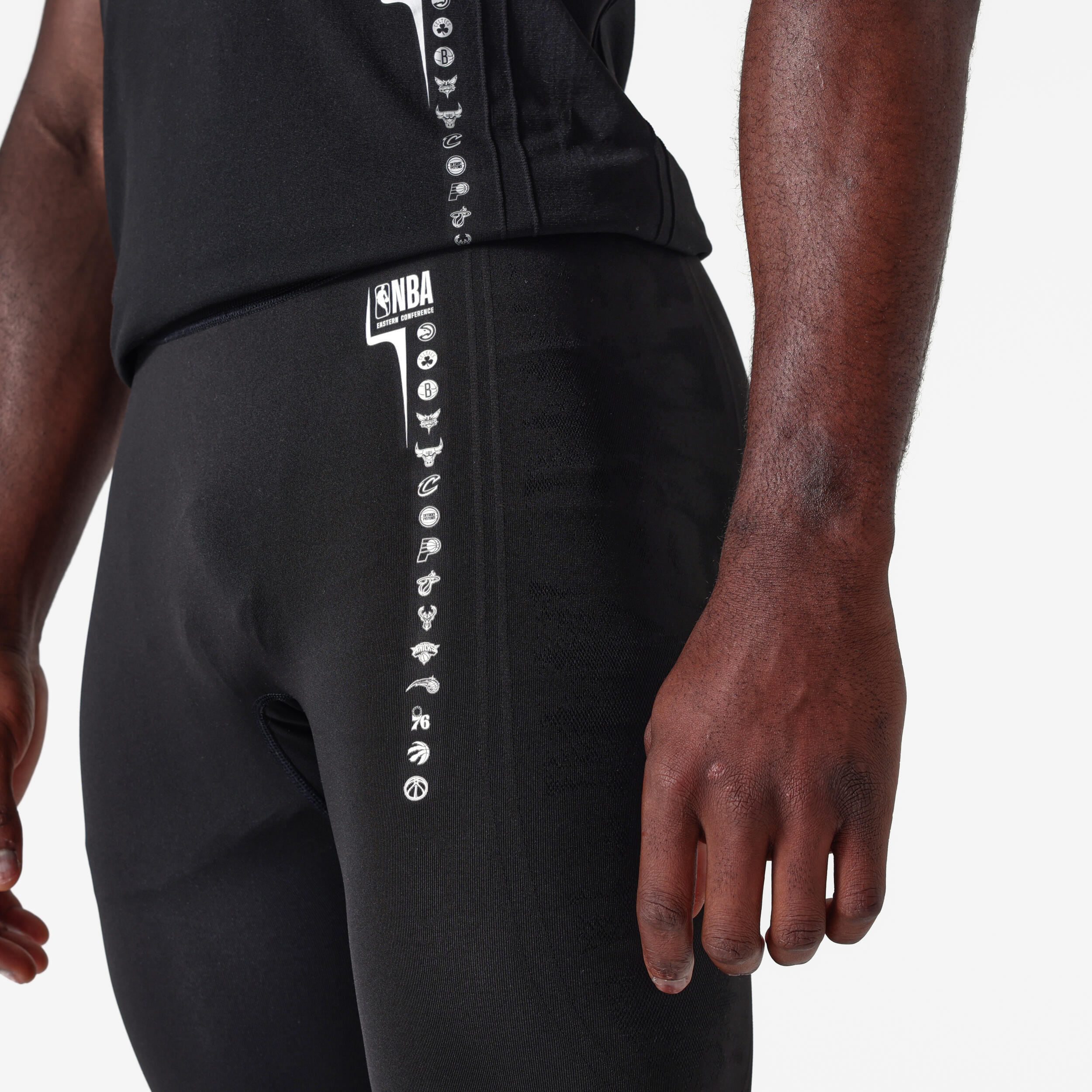 Legginsy koszykarskie 3/4 NBA męskie Tight 900 3/10