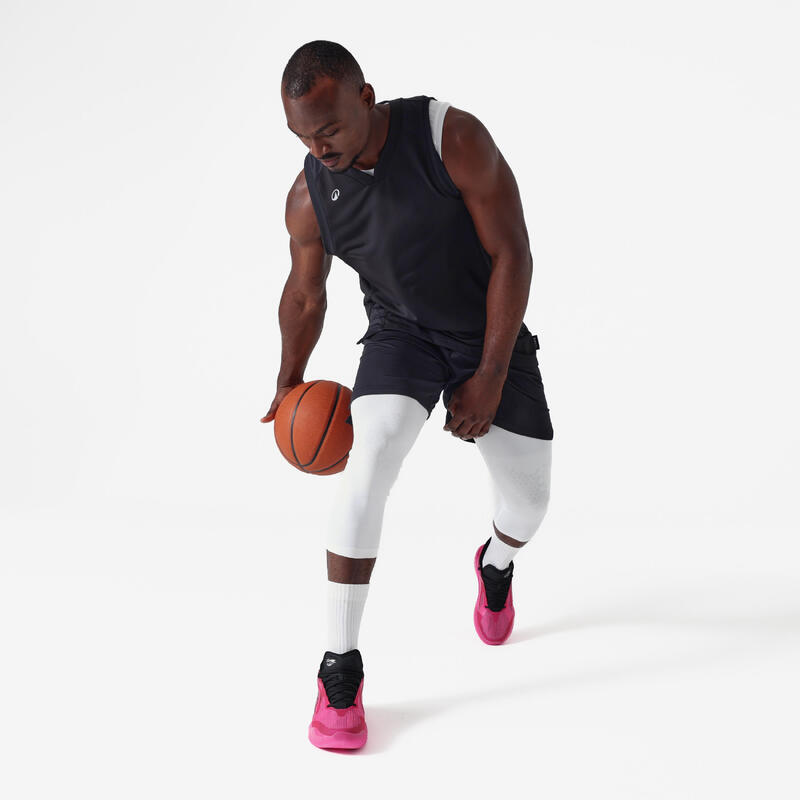 Erkek Kolsuz Basketbol İçliği - Beyaz - Tank 500 - NBA