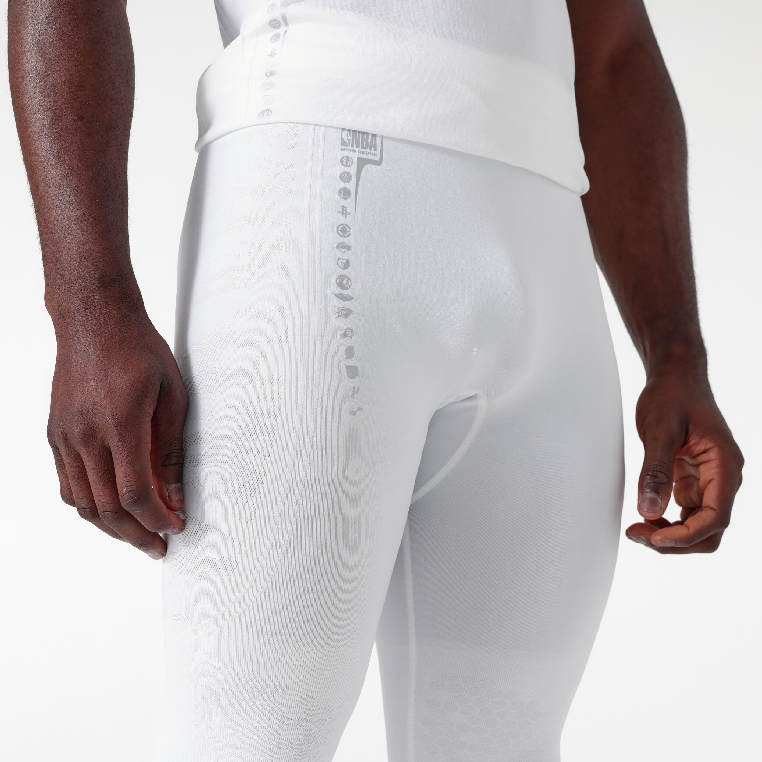 Legginsy koszykarskie męskie 3/4 NBA Tight 900 3/9