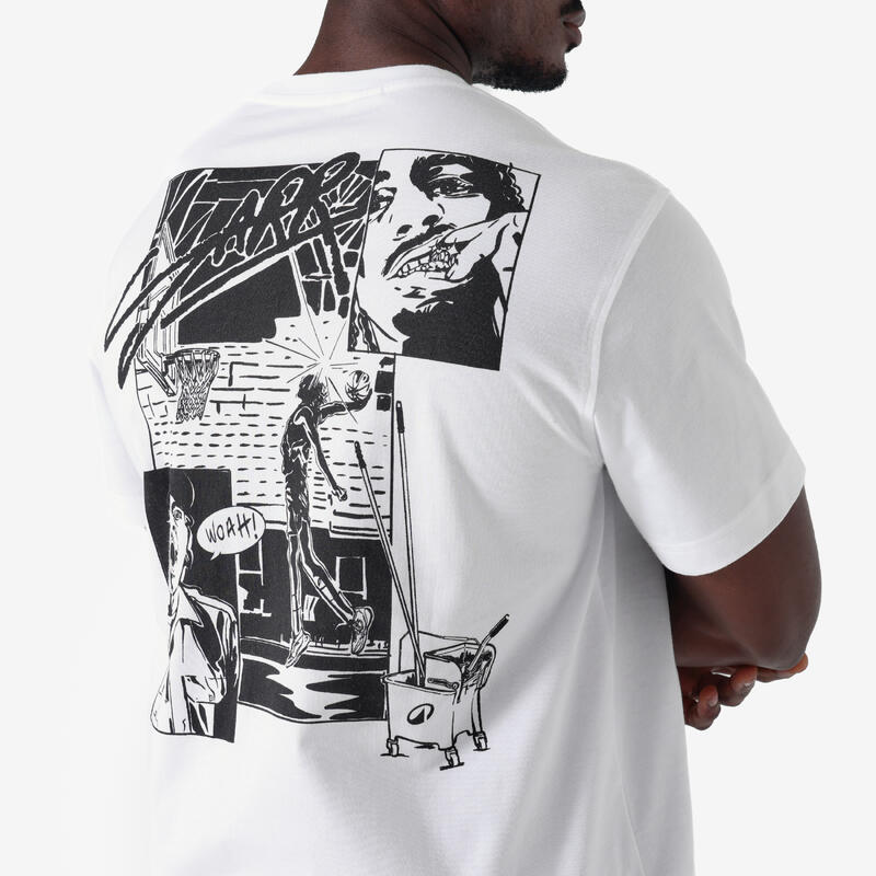 Tricou de basket SARR unisex, alb „back to canaveral”