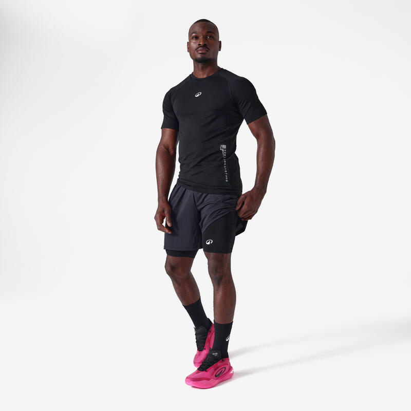 Colanți scurți de baschet NBA Negru Unisex