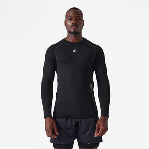 Camiseta interior de baloncesto NBA sin costuras de manga larga hombre/mujer, 900 negro