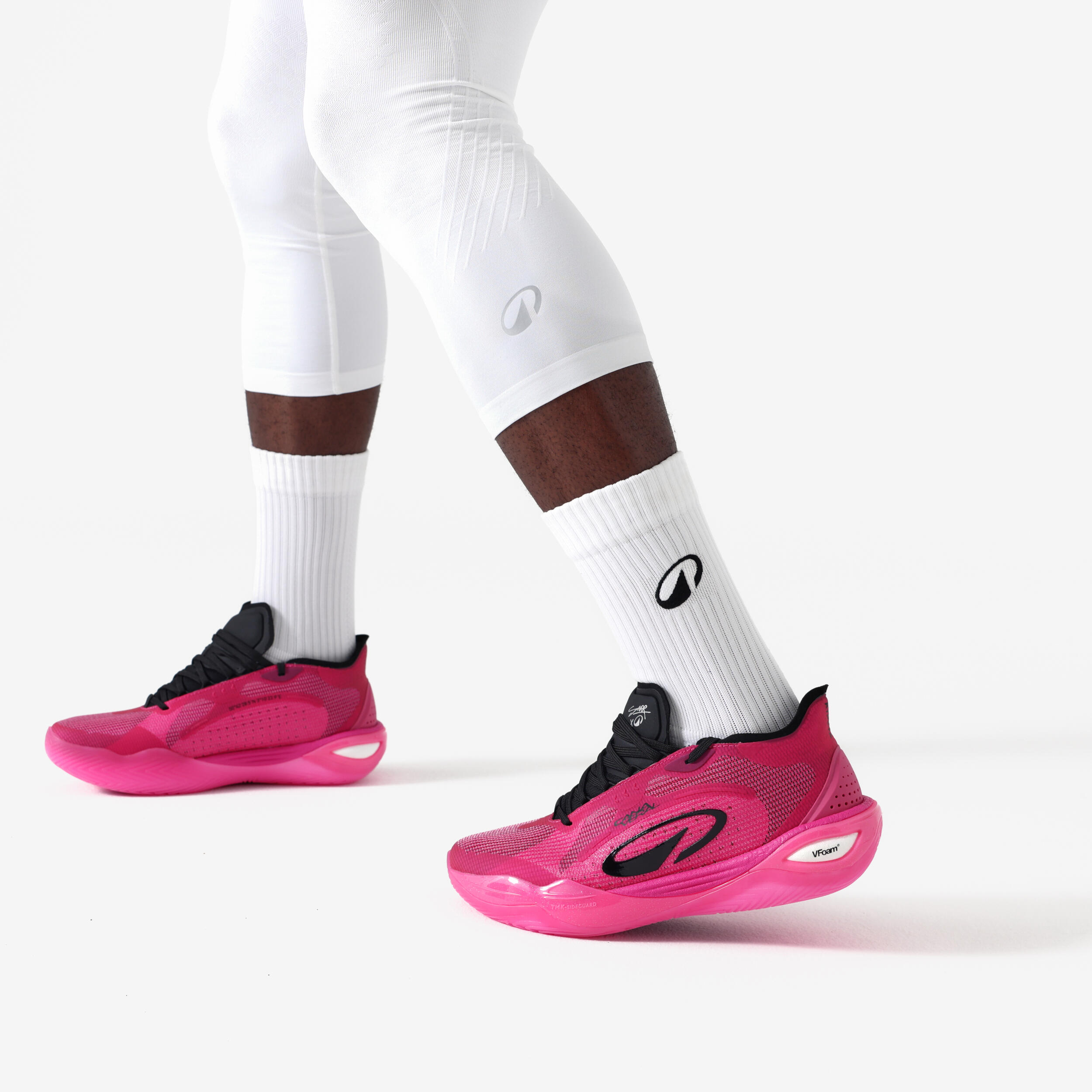 Legginsy koszykarskie męskie 3/4 NBA Tight 900 5/9