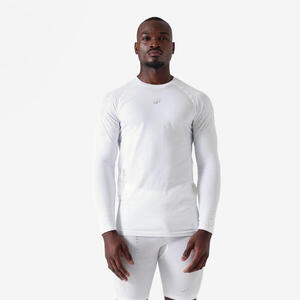 Camiseta interior de baloncesto NBA sin costuras de manga larga hombre/mujer, 900 blanco