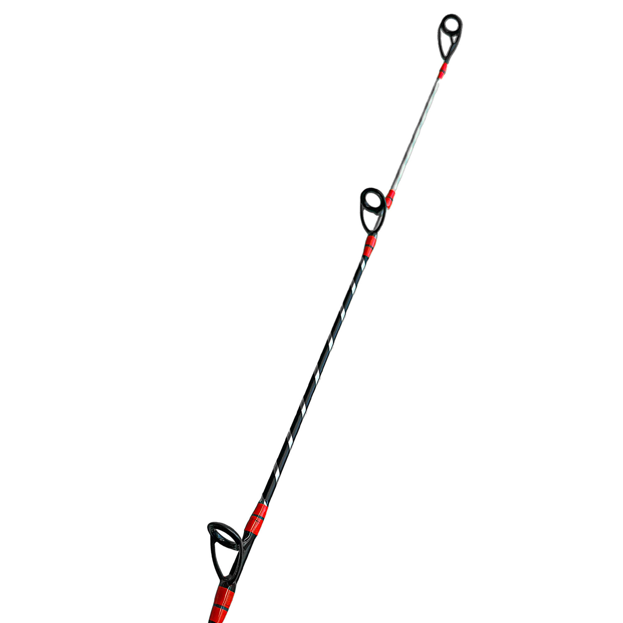 Canna pesca surfcasting Bad Bass Invision XSO nero 4.20m anelli Fuji 3/5