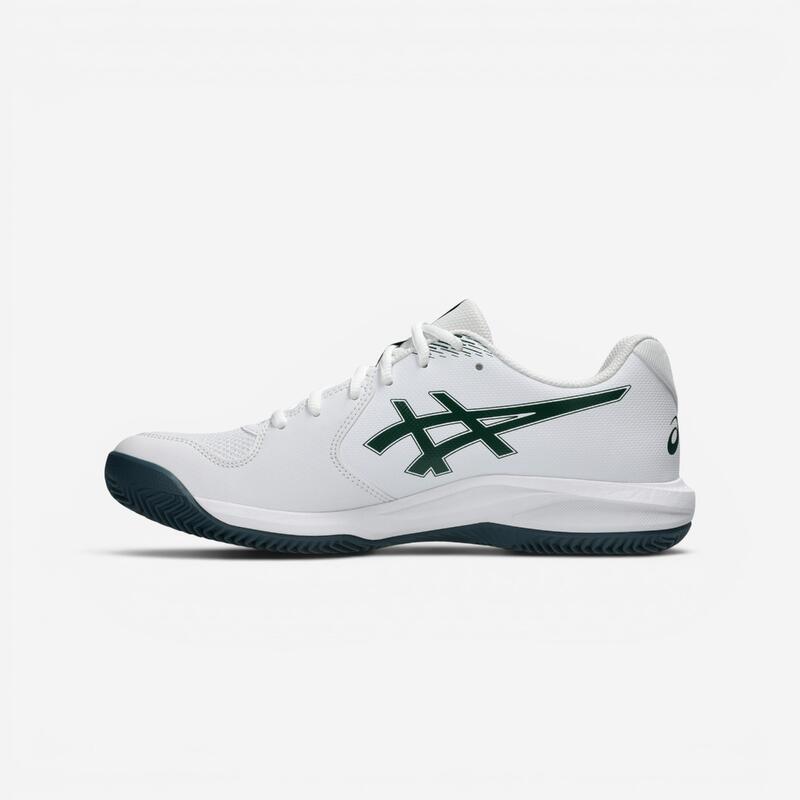 Încălțăminte de tenis pe zgură, Asics Gel Dedicate 9 Alb