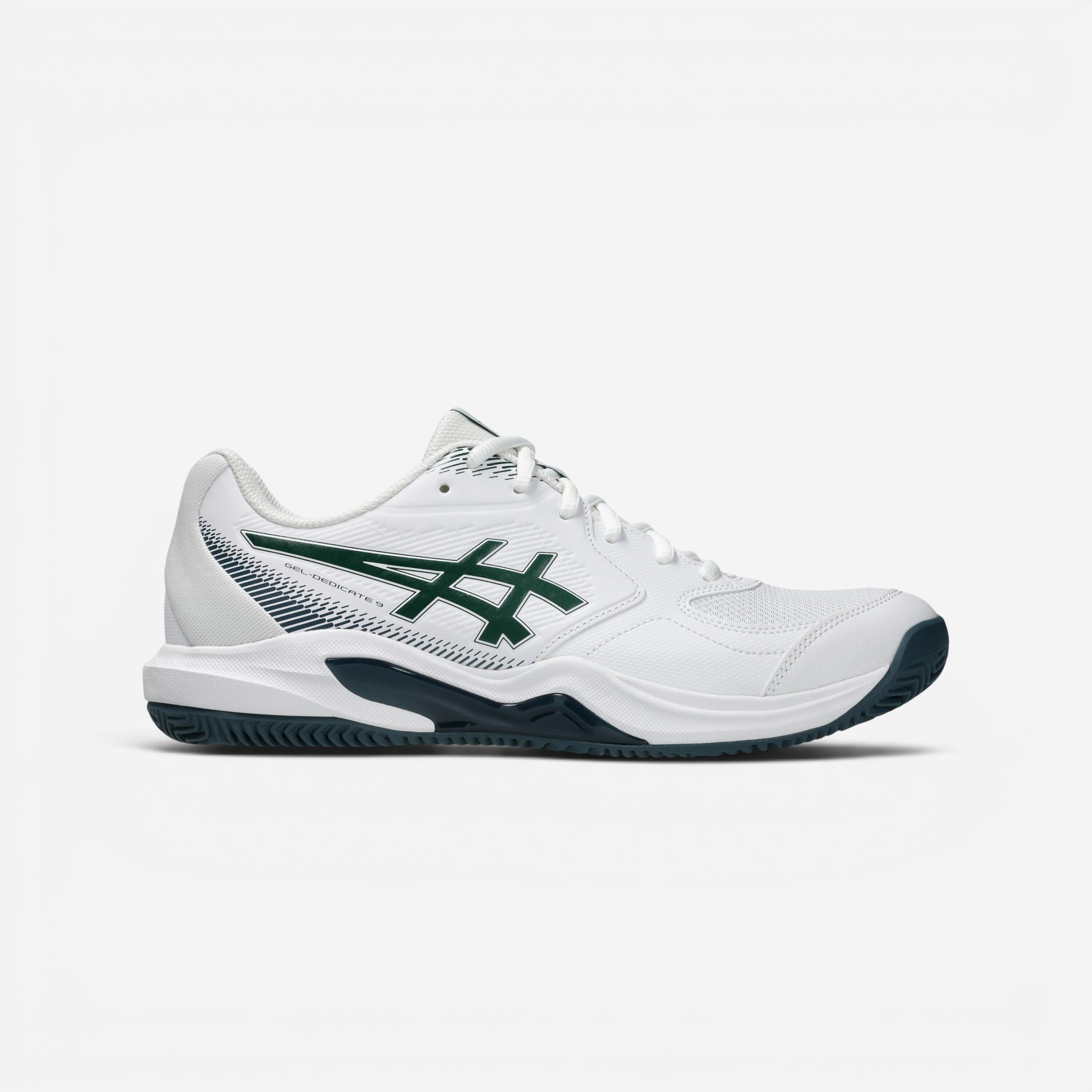 Chaussures de tennis terre battue homme, Asics Gel Dedicate 9 blanc 8/8