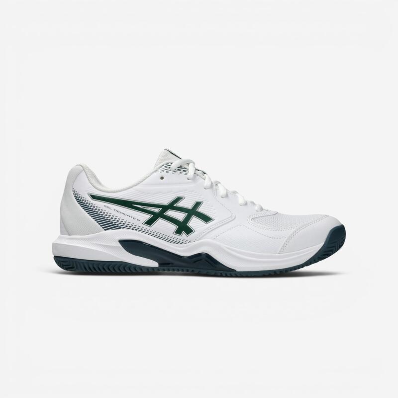 Încălțăminte de tenis pe zgură, Asics Gel Dedicate 9 Alb