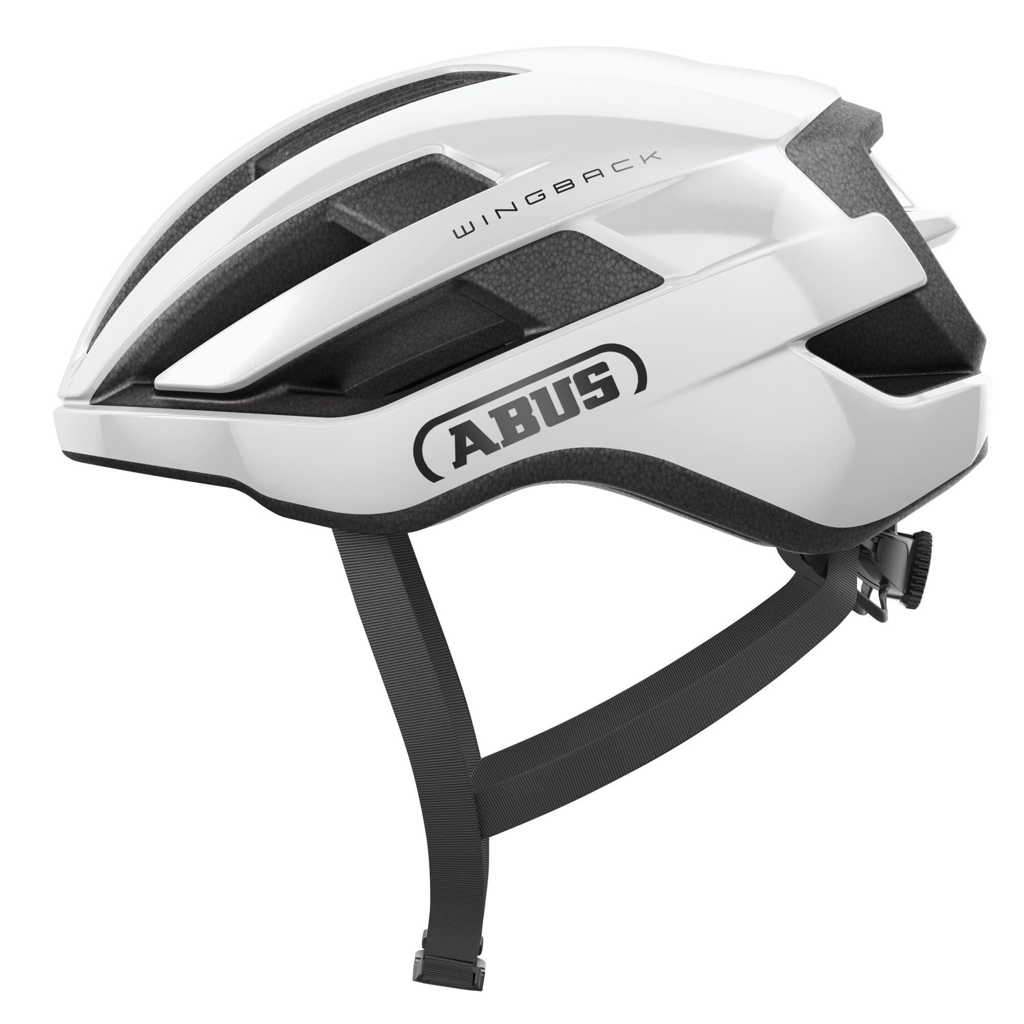 Fahrradhelm Rennradhelm ABUS Wingback shiny white 2/3