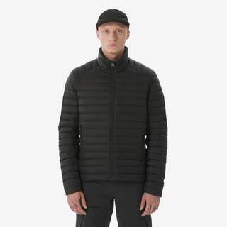 Men’s 90% recycled down trekking jacket -3°C, MT100 - Black