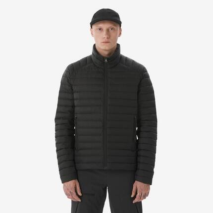 Doudoune de trek avec 90 % duvet recyclé -3°C homme, MT100 noir