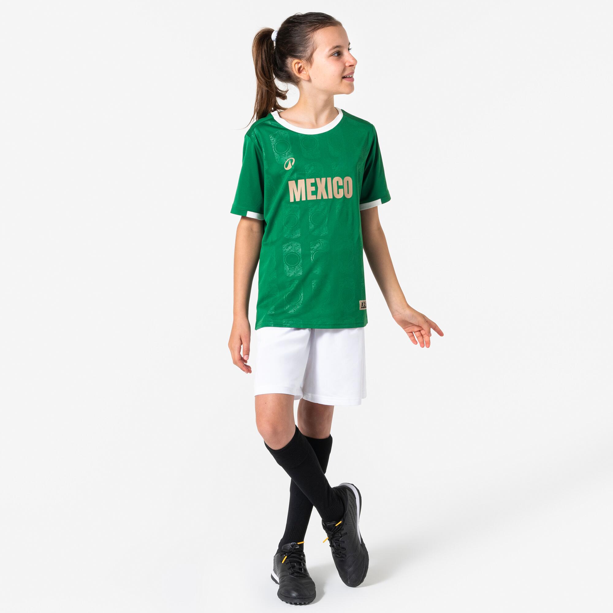 Playera de futbol de aficionado de México para niño 6/8
