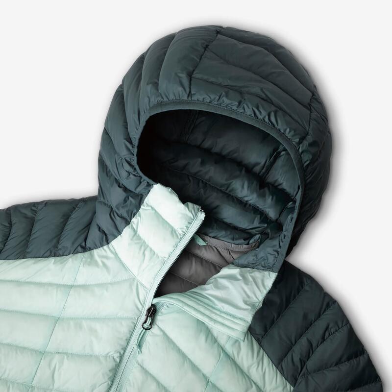 Kadın Outdoor Trekking Şişme Mont -3 °C - Mavi/Gri - Xplore