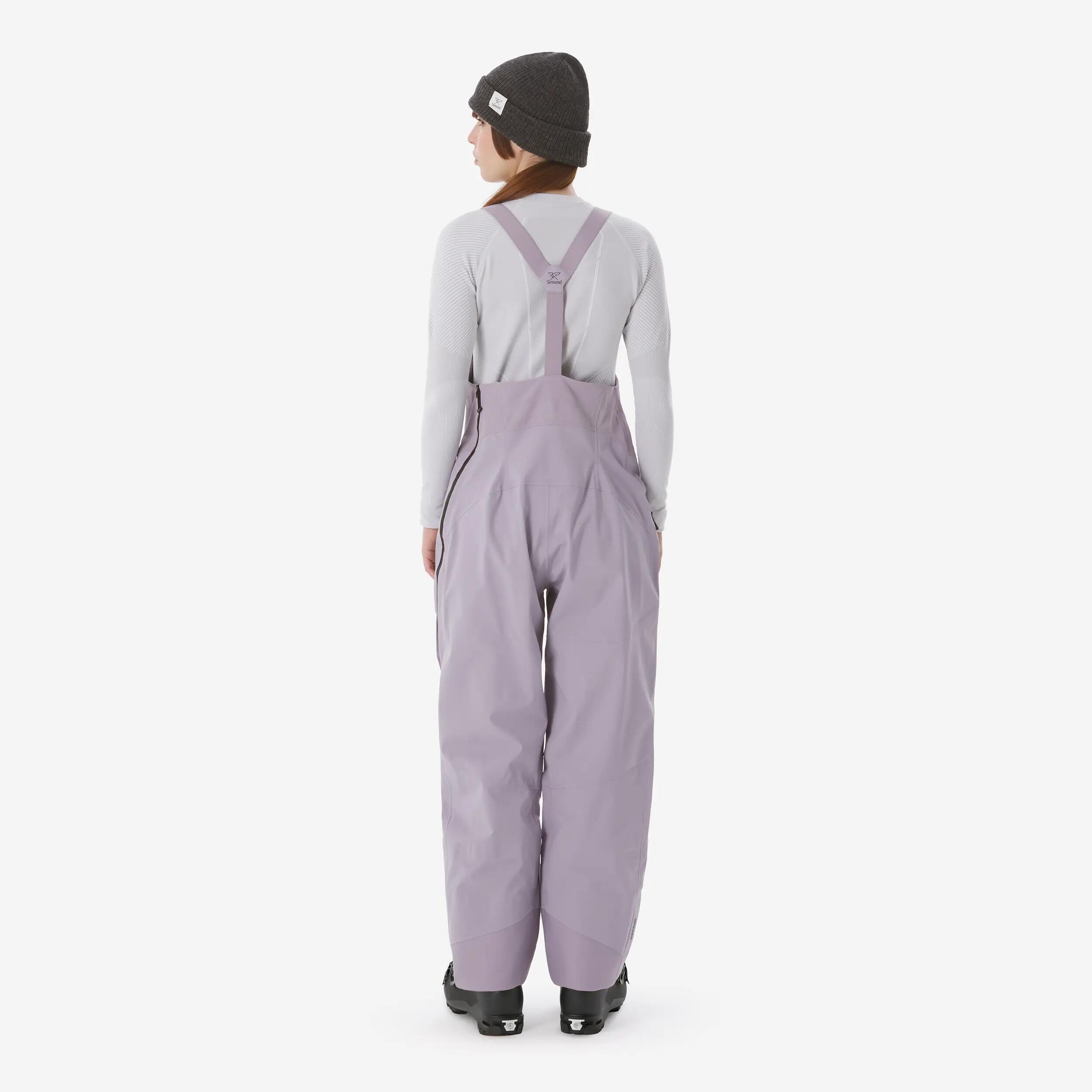 Pantalon de ski freeride imperméable femme, FR900 violet 5/13