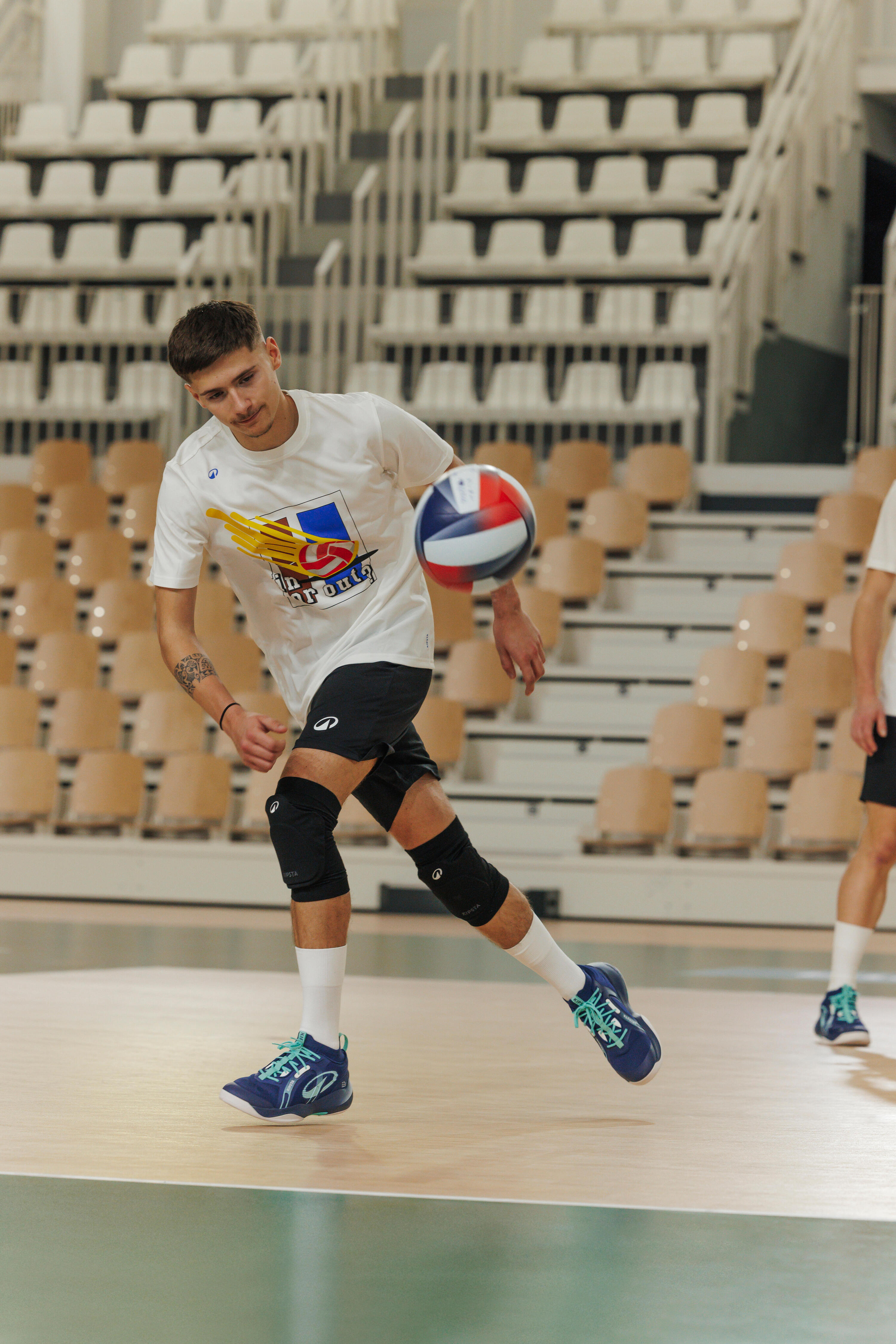 Chaussures de volley-ball Adulte VB900 Stability bleu navy 9/10