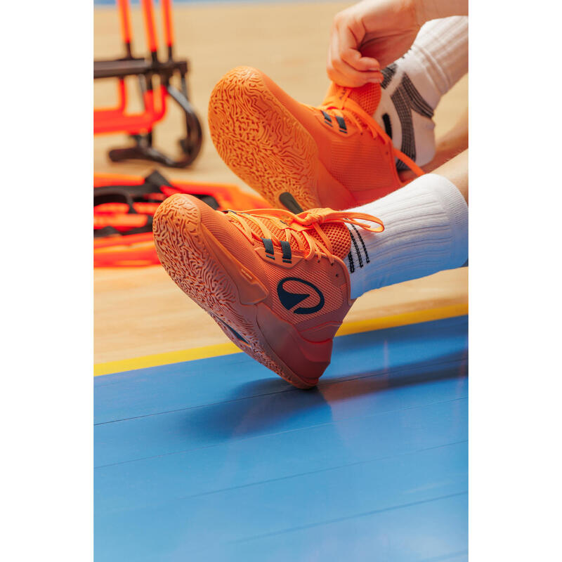 Încălțăminte de handbal, HB 500 Agility Limited Portocaliu Adulți