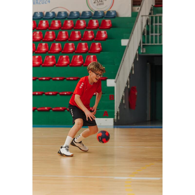 Minge de handbal mărimea 1, HB 100 Easygrip Albastru Portocaliu