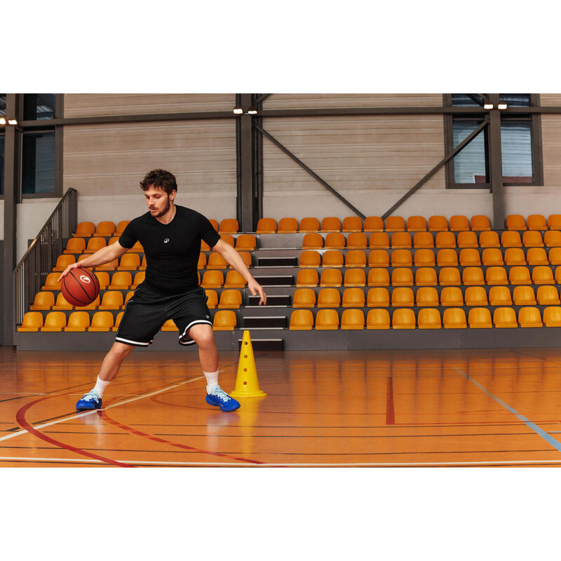 Tricou baschet NBA fără cusături 900 Negru Adulți