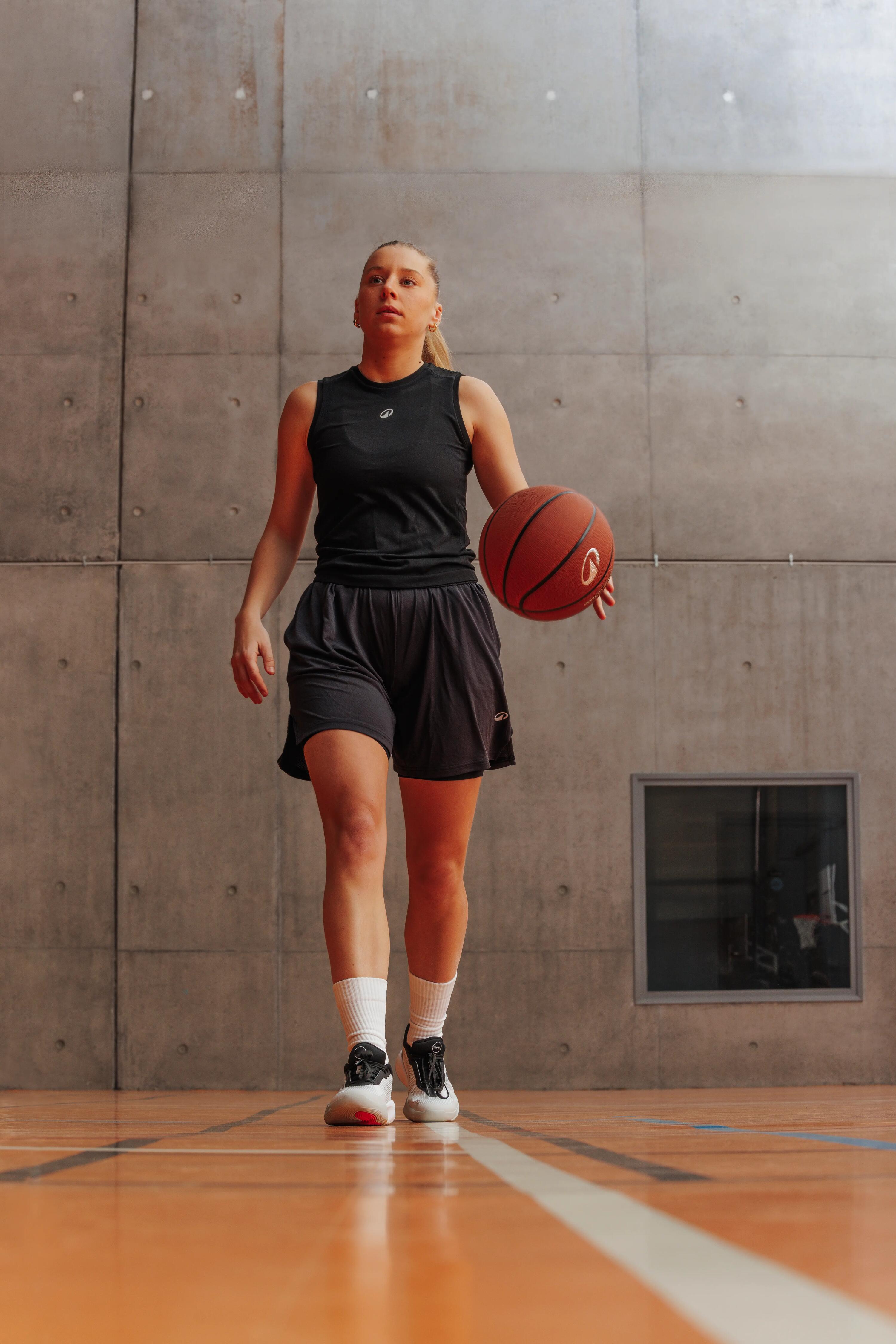 Sleeveless Basketball Base Layer Tank Jersey, 500  7/9