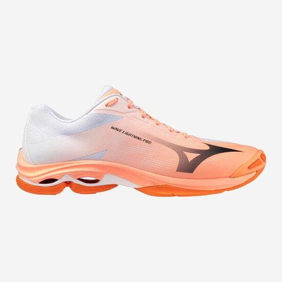 Scarpe pallavolo adulto Mizuno WAVE LIGHTNING PRO Mid corallo