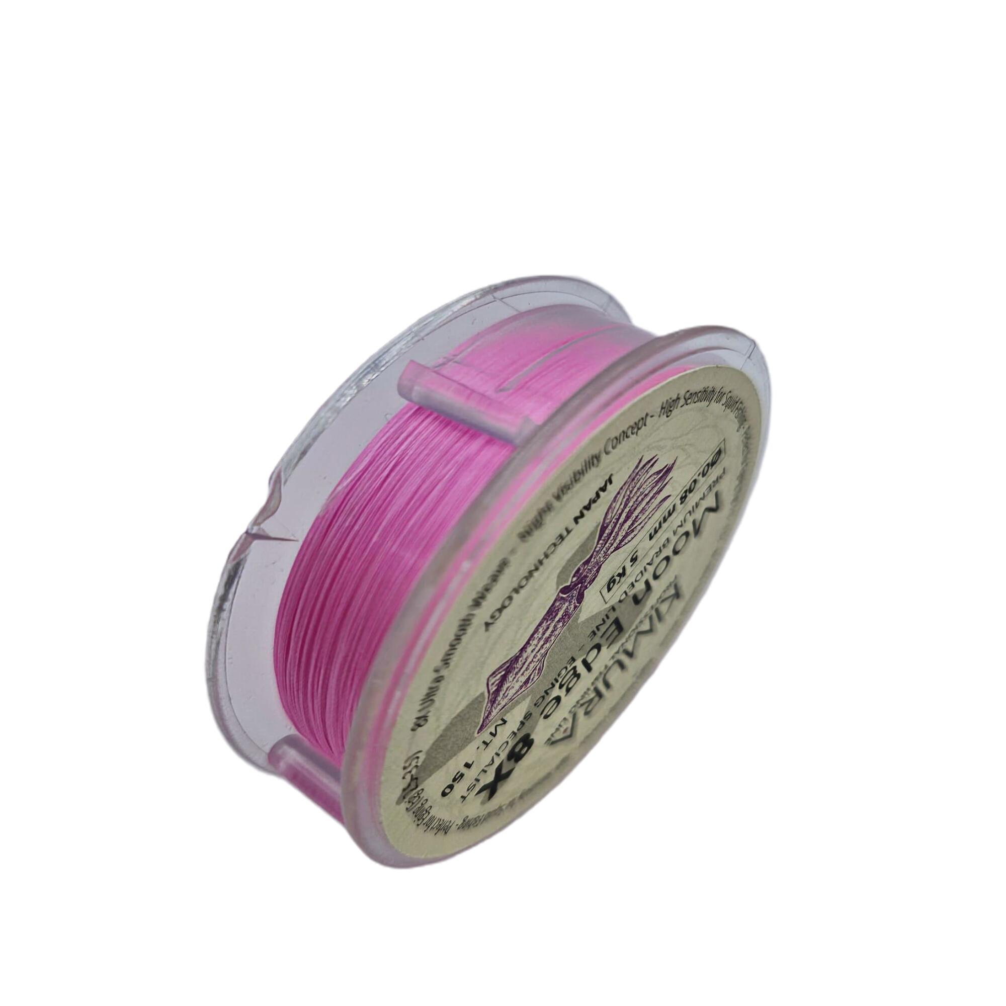 Trecciato eging KIMURA Braid coating X8 FLUO PINK 150m 2/4