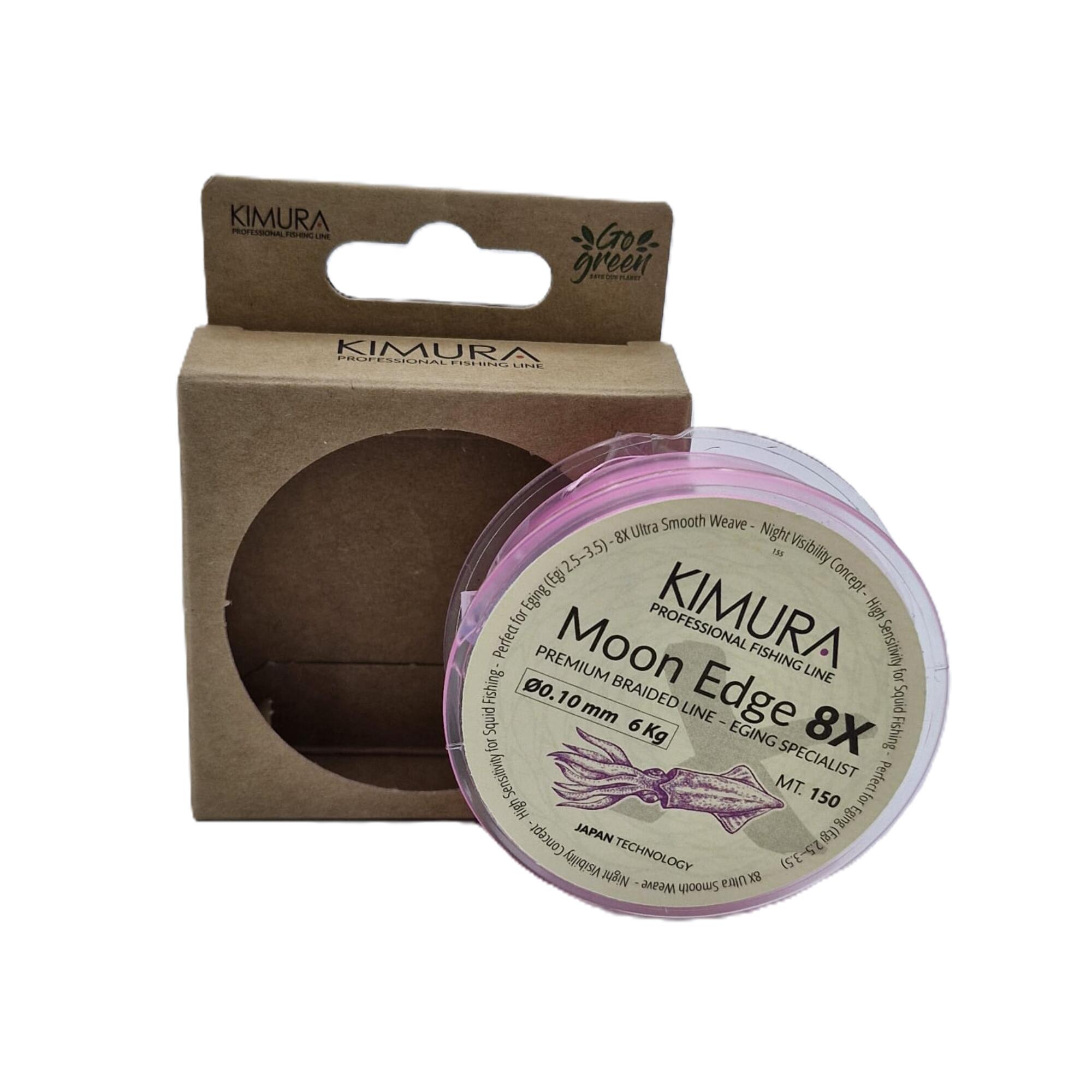 Trecciato eging KIMURA Braid coating X8 FLUO PINK 150m 4/4