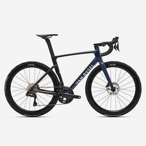 VAN RYSEL Bicicleta Carretera Rcr Pro Shimano Ultegra Di2 Azul Noche Sensor Potencia 2x12V
