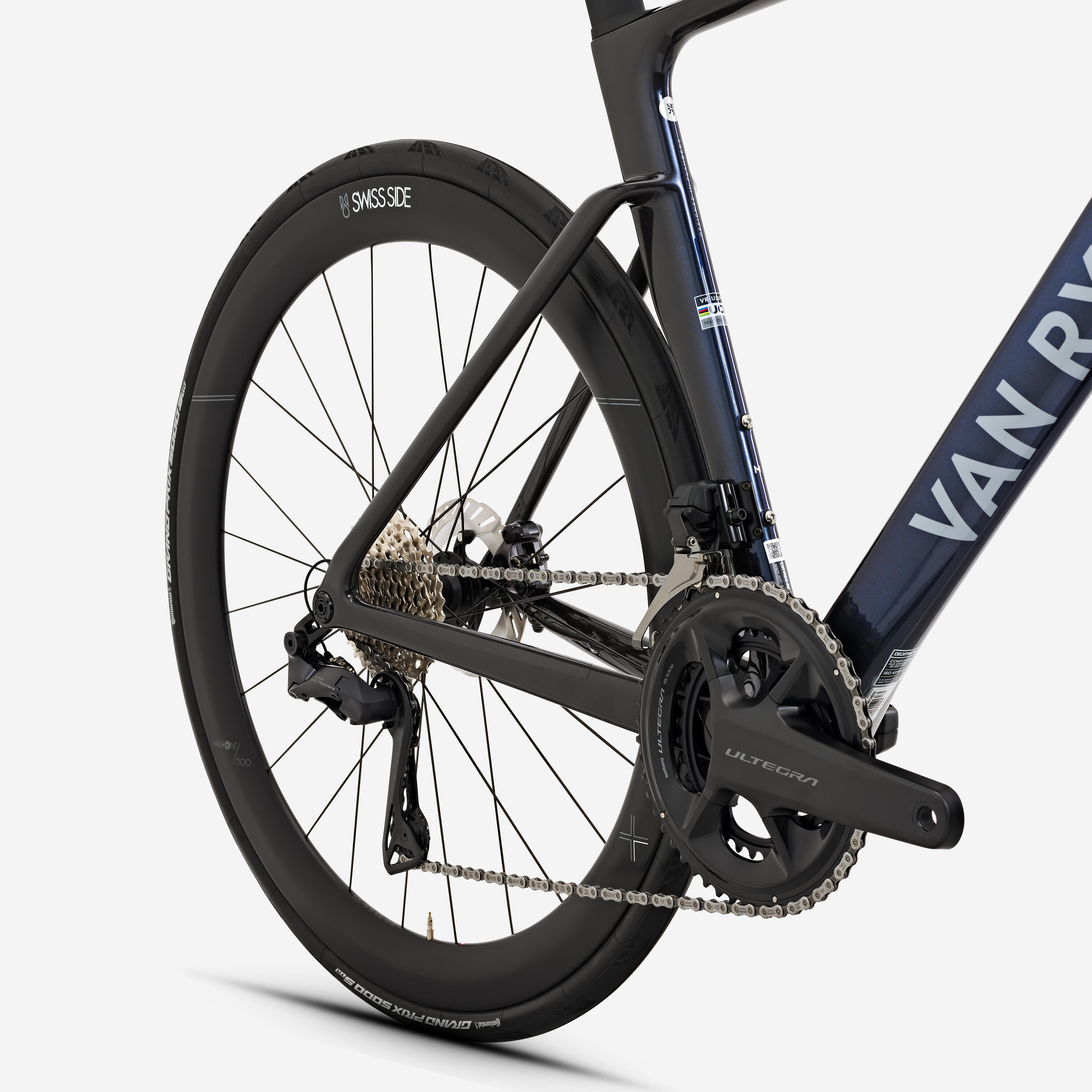 Shimano Ultegra Di2 Rennrad 2x12v Leistungsmesser, RCR PRO Nachtblau 4/15