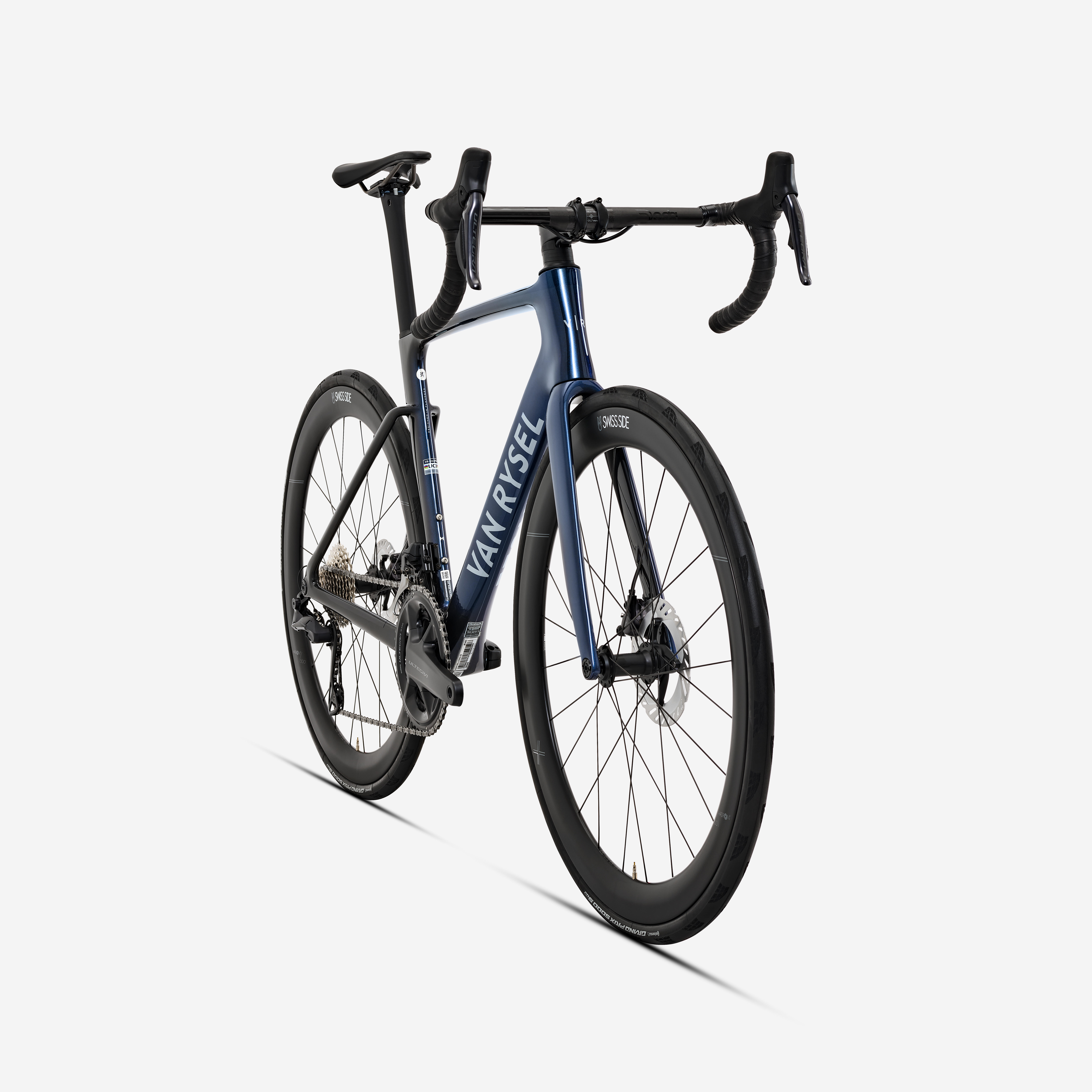 VAN RYSEL Cestný bicykel RCR PRO Ultegra Di2 2x12 PWM tmavomodrý XL · záber 3