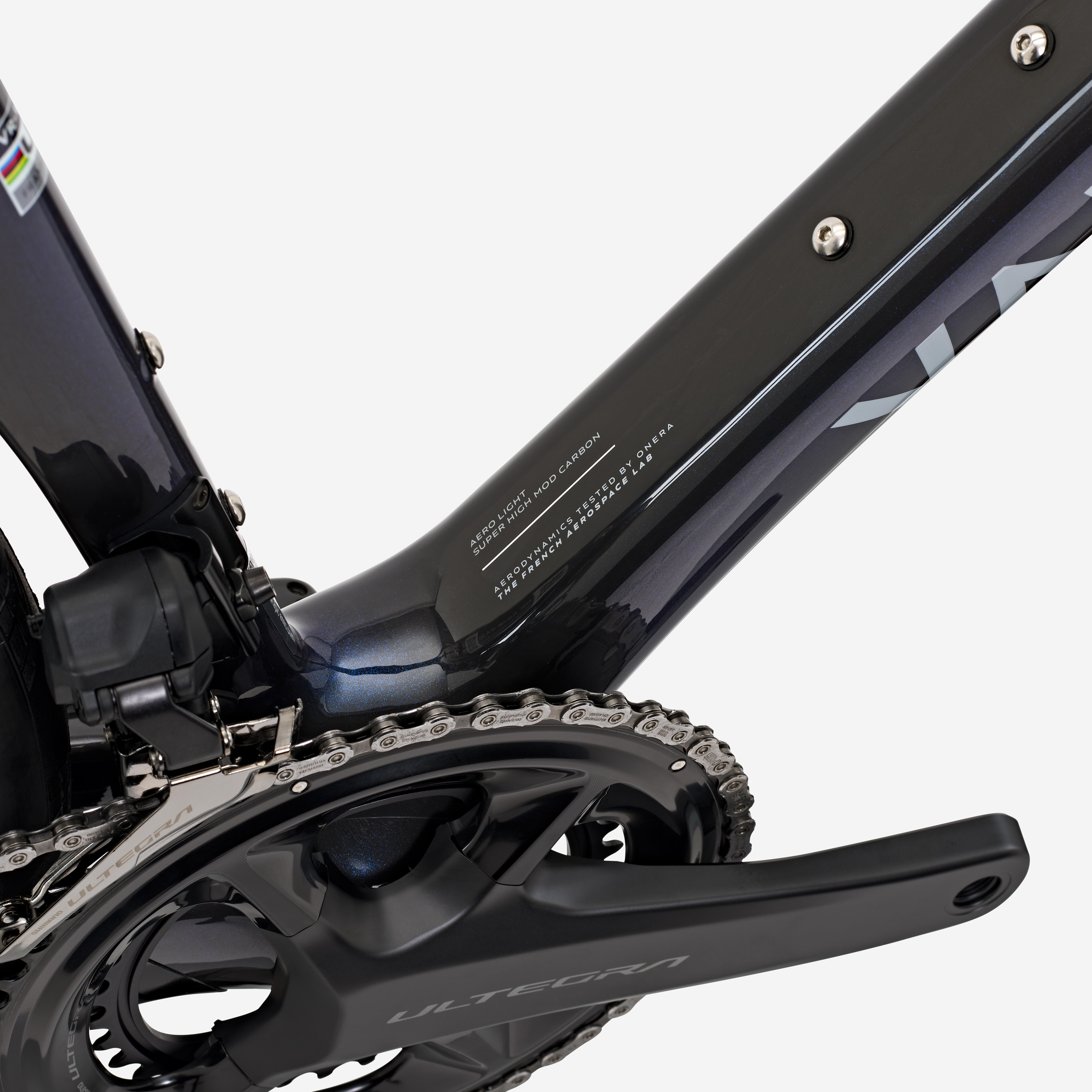 VAN RYSEL Cestný bicykel RCR PRO Ultegra Di2 2x12 PWM tmavomodrý XL · záber 10