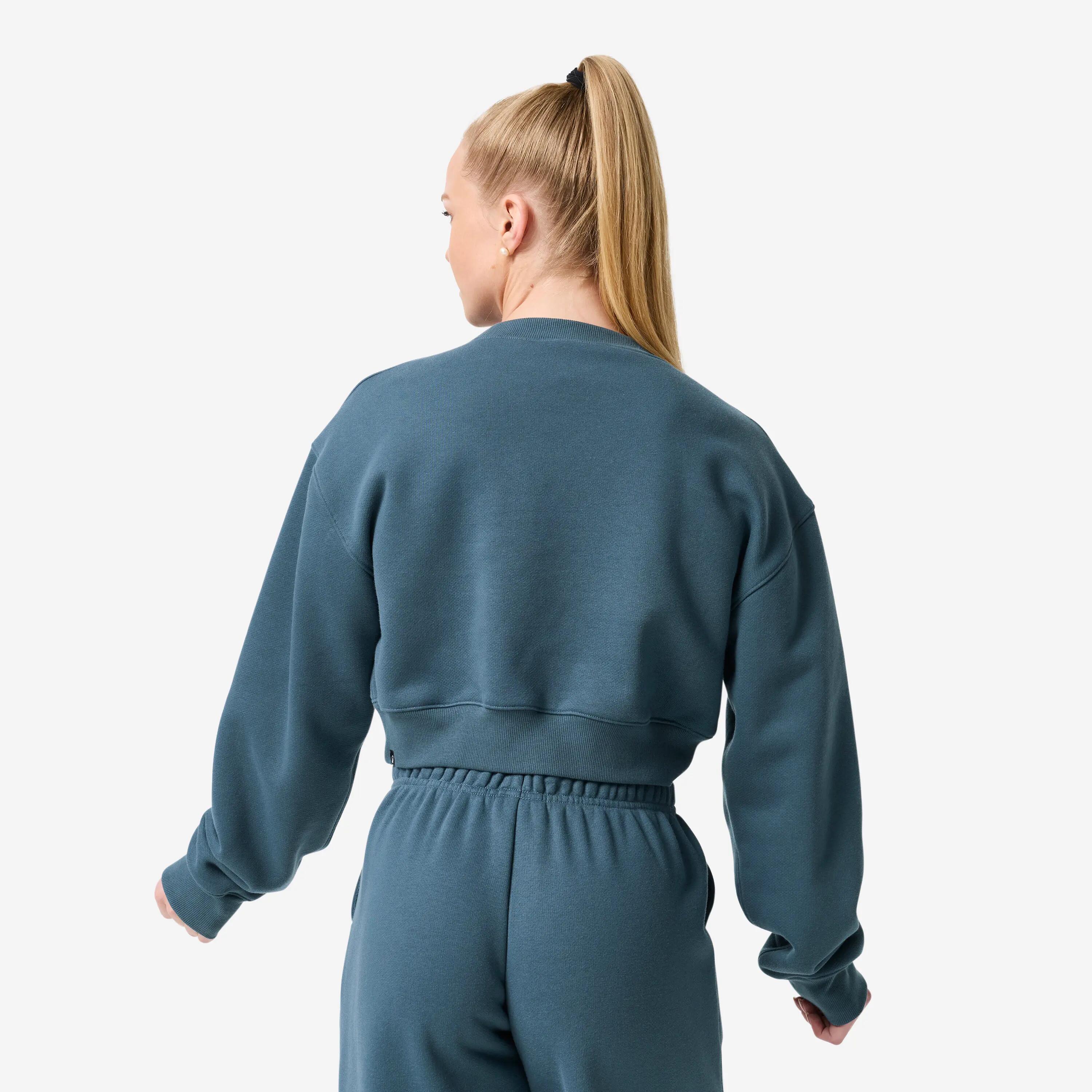 Women's Cropped Fitness Sweatshirt 5/7