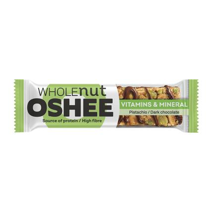 Baton zbożowy Oshee z orzechami, ciemną czekoladą i pistacjami 40 g